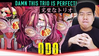 THIS GUY reacts to ODO  踊 COVERED BY MEYCHAN NQRSE AND ARAKI  あらき×nqrse×めいちゃん  REACTION [upl. by Notneb]