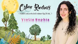 Oskar Rieding Violin Concerto in B Minor Op351st Movement  Violin الكمانSophia صوفيا Op63 [upl. by Eidurt]