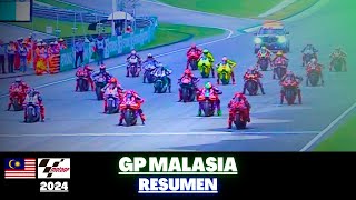 🏁 RESUMEN  GP de MALASIA  MotoGP 2024 🏁 [upl. by Edme449]