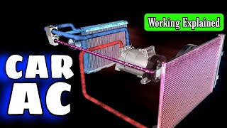 Car AC Working Explained in Urdu Hindi  Animation  English Subtitles added [upl. by Eiramik826]