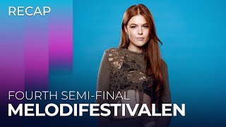 Melodifestivalen 2024 Sweden  Fourth SemiFinal  RECAP [upl. by Nalaf]