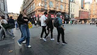 Busker in Leicester Square LODON UK [upl. by Ainniz]