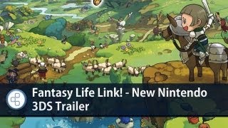 Fantasy Life Link  New Nintendo 3DS Trailer [upl. by Merrily]