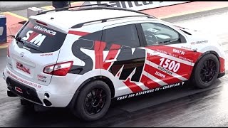 Fastest SUV In The World 1500hp Nissan Qashqai R35 96  153mph [upl. by Veronike192]