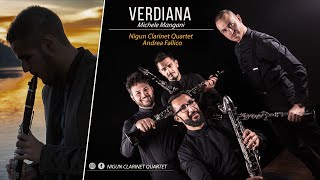 Verdiana  M Mangani  Nigun Clarinet Quartet amp Andrea Fallico [upl. by Ydaf]