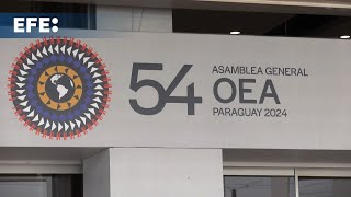 Asamblea General de la OEA se da cita en Paraguay con Haití Nicaragua y Venezuela entre sus preocup [upl. by Saiasi]