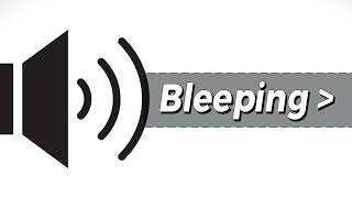 Bleeping  Abuse BEEP  Free Sound Effects For Video Editing [upl. by Siriso]