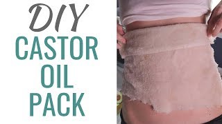 DIY Castor Oil Pack Tutorial  How to Castor Oil Pack for Fertility Fibroids and Liver Health [upl. by Ottavia792]