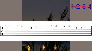 HOUSE OF THE RISING SUN facileasy cover Guitar Tab [upl. by Shwalb]