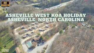 4K Drone Footage  Asheville West KOA Holiday  Asheville NC [upl. by Aiva]