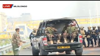 GOVT Deploys RECCE Squad Officers to Hunt Down AntiGovernment Protestors in Mlolongo Nairobi [upl. by Arlan110]