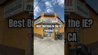 Best Burritos in the Inland Empire 📍Fontana bestburritos burritos mexicanfood foodie [upl. by Acus311]