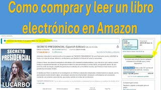 Cómo comprar y leer un eBook en Amazon [upl. by Caroline]