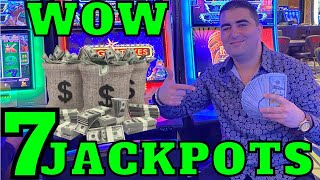 MASSIVE JACKPOT  6 HANDPAYS On Lightning Link Slot Machine [upl. by Olracnaig]