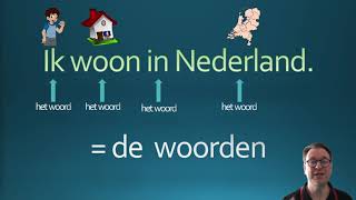 Letter woord zin in het Nederlands learndutch nederlandsleren nt2 [upl. by Gregoor]