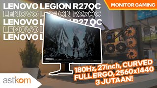 CURVED 27INCH 2K 180Hz CUMA 3JT  LENOVO LEGION R27QC30 [upl. by Laurens]