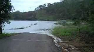 Dam flooding in Mt Morgan QLD Australia [upl. by Zzaj]