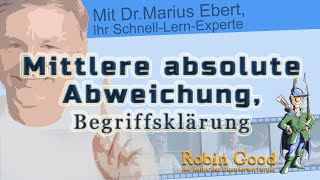 Mittlere absolute Abweichung  Begriffsklärung aus dem Bereich Statistik [upl. by Amabelle499]