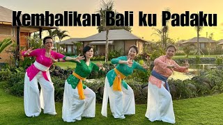 Kembalikan Bali ku Padaku Line Dance demo amp count [upl. by Anecusa]