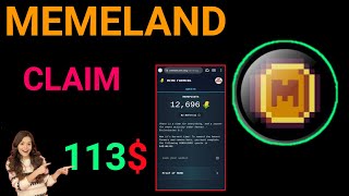 113 Memeland Token Claim Process  How to Withdraw Meme token from Exchange [upl. by Lynda]