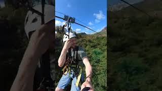 Zipline Mauritius  Casela Nature Park shorts [upl. by Tallbot]