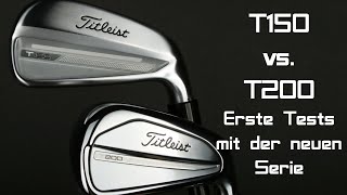 Titleist T150 vs T200 Erste Tests mit der neuen Titleist Serie [upl. by Salvidor]