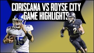 Corsicana vs Royse City  2019 Week 7 Football Highlights [upl. by Riplex]