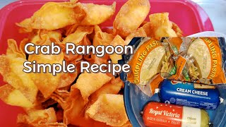 Simple Recipe Crab Rangoon pwde lutuin kahit sa Ano handaan foodlover [upl. by Auohp]