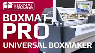 Boxmat Pro  The most versatile automatic box making machine for corrugated boxes [upl. by Yi]