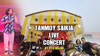 Tanmoy Saikia Live Concert at Hojai RTU Hojai College tanmoysaikia  By PP Vlogs [upl. by Aihcila317]