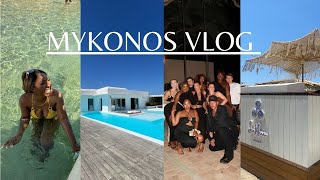 Mykonos Greece Travel Vlog  birthday celebrations luxury villas beach clubs amp SO MUCH FUNN [upl. by Artied]