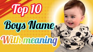 Unique Muslim boys name New name for boys  Muslim boys name  name info hub [upl. by Lyudmila460]