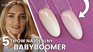 Jak zrobić babyboomer hybrydą 5 tipów na idealny babyboomer  Indigo Nails [upl. by Arsuy]