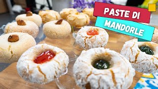 Come preparare le PASTE DI MANDORLE Siciliane la ricetta tradizionale [upl. by Llednor]