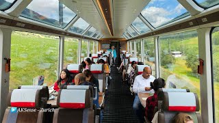 The Glacier Express Train Switzerland  Summer Season Train Journey  Part 1  4K 60p [upl. by Deery]