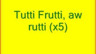 Tutti Frutti  Little Richard Lyrics [upl. by Libby]