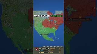 United States Vs Mexico worldbox geography map superworldbox shorts subscribe [upl. by Alemap]