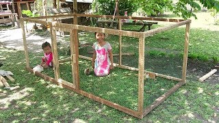 Vlog Membuat Kandang Kelinci Sederhana Bersama Kakek  Beli Anak Kelinci Lucu  DIY Rabbit Cage [upl. by Close303]