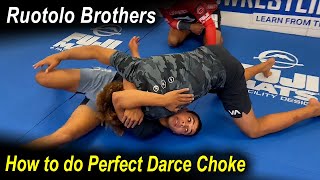 The PERFECT Darce Choke with Ruotolo Brothers [upl. by Eiramesor391]