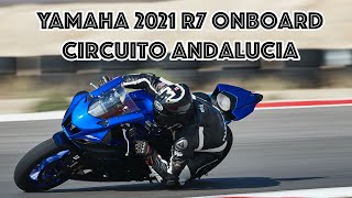 2022 Yamaha R7 Onboard Andalucia Circuit [upl. by Casimire]