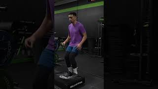 Beginner Plyometrics For Athletes Using The Low Box plyometrics plyometricstraining [upl. by Shepard]