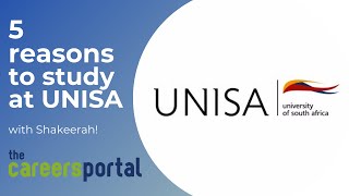 5 Reasons To Study At Unisa  The Careers Portal [upl. by Strepphon]