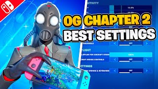 NEW BEST OG Chapter 2 Nintendo Switch SETTINGS  Sensitivity Fortnite Settings Explained [upl. by Dnomra197]