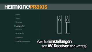 Welche Einstellungen am AVReceiver sind wichtig EP126 [upl. by Nilram]