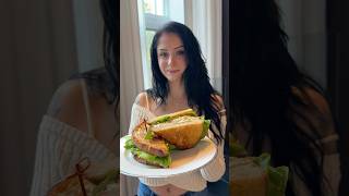 Chicken Basil Salad sandwich cooking easyrecipe [upl. by Toby]