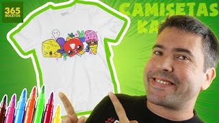 CAMISETAS PERSONALIZADAS CON DIBUJOS KAWAII  con marcadores Giotto  facil y barato [upl. by Arreis]