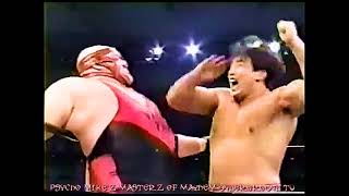 Masterz Of Mayhem TV  TagTeam Match  Stan Hansen amp Vader Vs Kenta Kobashi amp Johnny Ace [upl. by Rubia161]