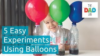 5 Amazing Kids Science Experiments with Balloons [upl. by Evatsug]