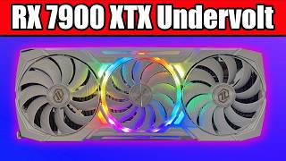 Undervolt your RX 7900 XTX for more FPS  Tutorial [upl. by Arreik4]