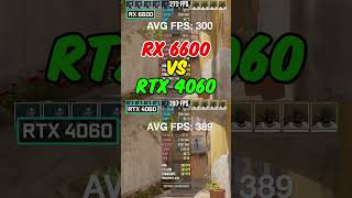 RX 6600 vs RTX 4060  Who Wins benchmark [upl. by Nahsab]